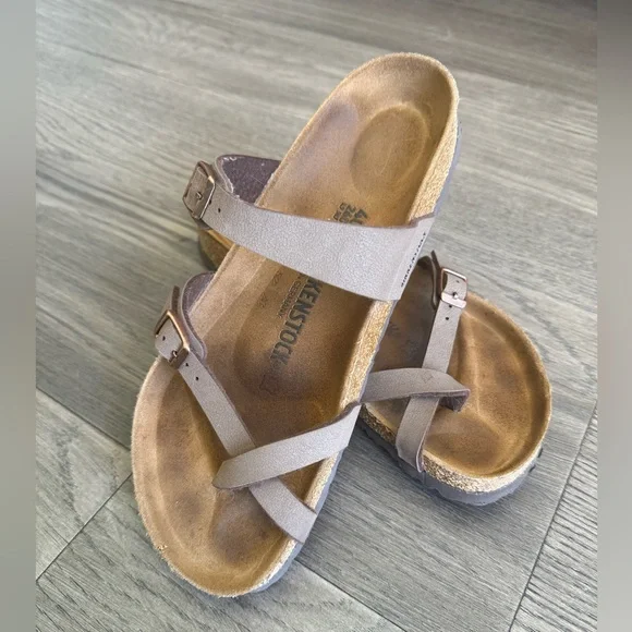 Birkenstocks Mayari Sandals Stone, size 40, good used condition - Picture 4 of 4